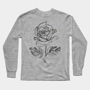 Chalk flower Long Sleeve T-Shirt